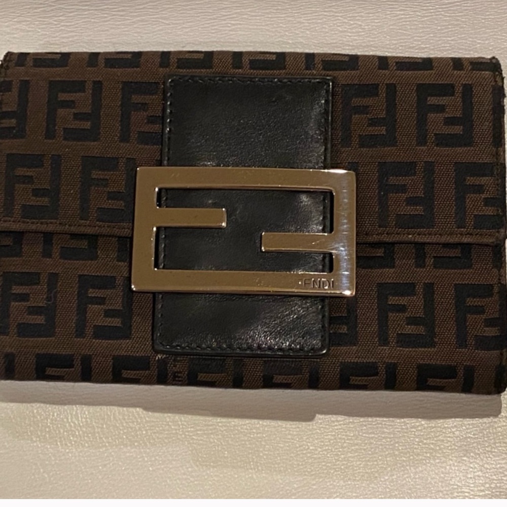 Fendi Zucca Canvas Wallet